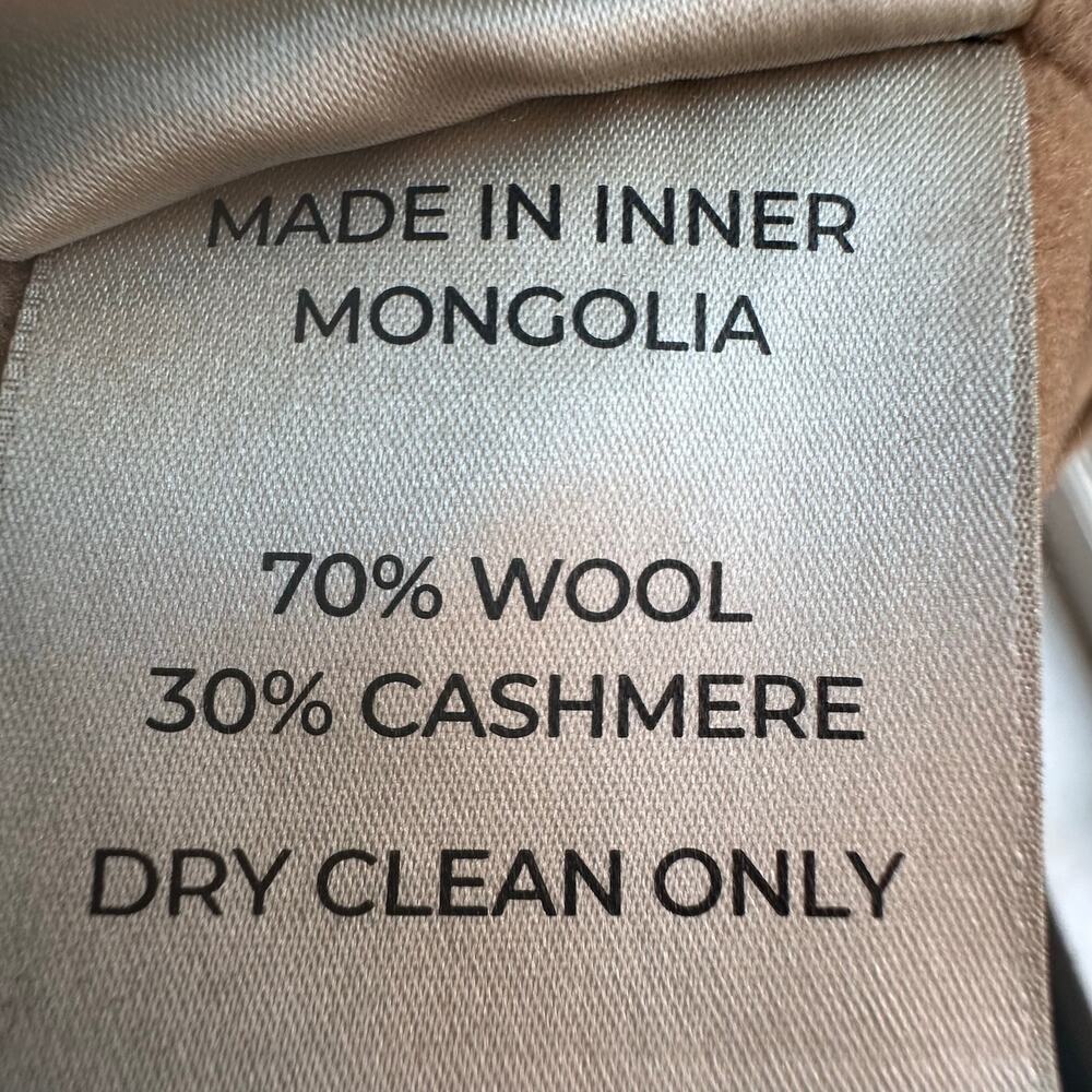 The Curated The Boyfriend Wool Cashmere Coat Camel - Picture 8 of 9